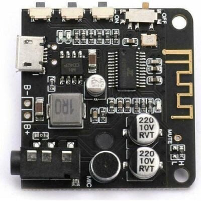 BT5.0 PRO Bluetooth Ses Alıcı Kartı Bluetooth 5.0 MP3 Modülü PRO (Mikrofonlu)