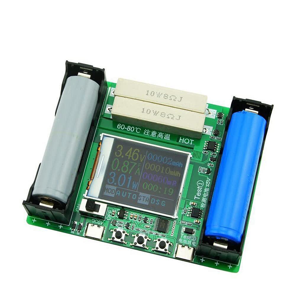 18650 LCD Dijital Lityum Pil Kapasitesi Ölçüm Test Cihazı Modülü