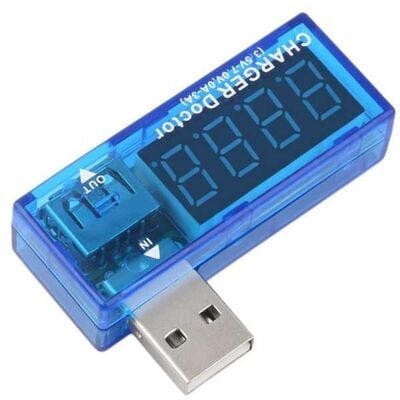 Dijital USB Akım ve Voltaj Ölçme Aparatı