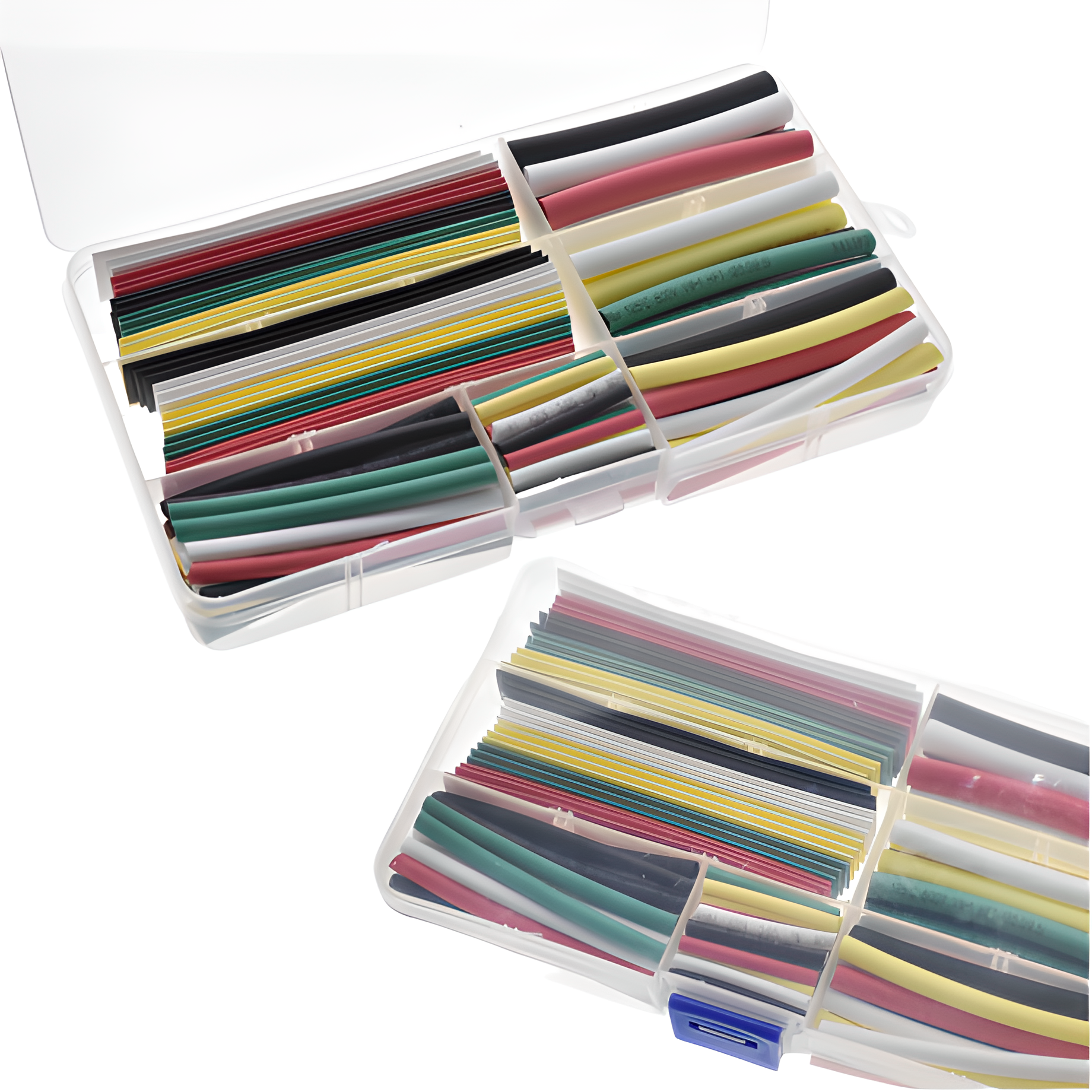 140 PARÇA KUTULU UZUN RENKLİ DARALAN MAKARON SETİ