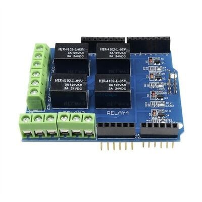 Arduino DC 3.3V 5V 4 Kanallı Röle Shield'i