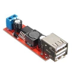 Çift USB Çıkışlı 9V / 12V / 24V / 36V - 5V Dönüştürücü DC 3A