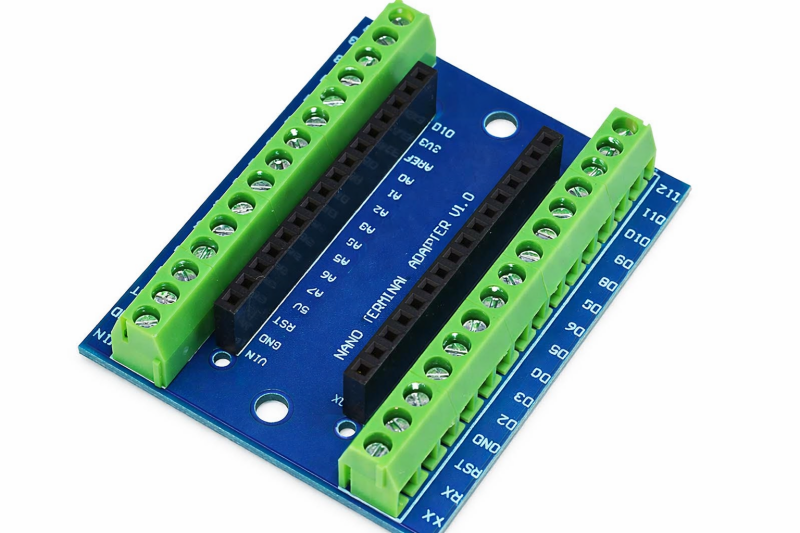 Arduino Nano Klemens Shield - Terminal Adaptör