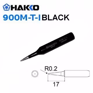 Hakko 900M-T-I Düz Sivri Havya Ucu - Siyah