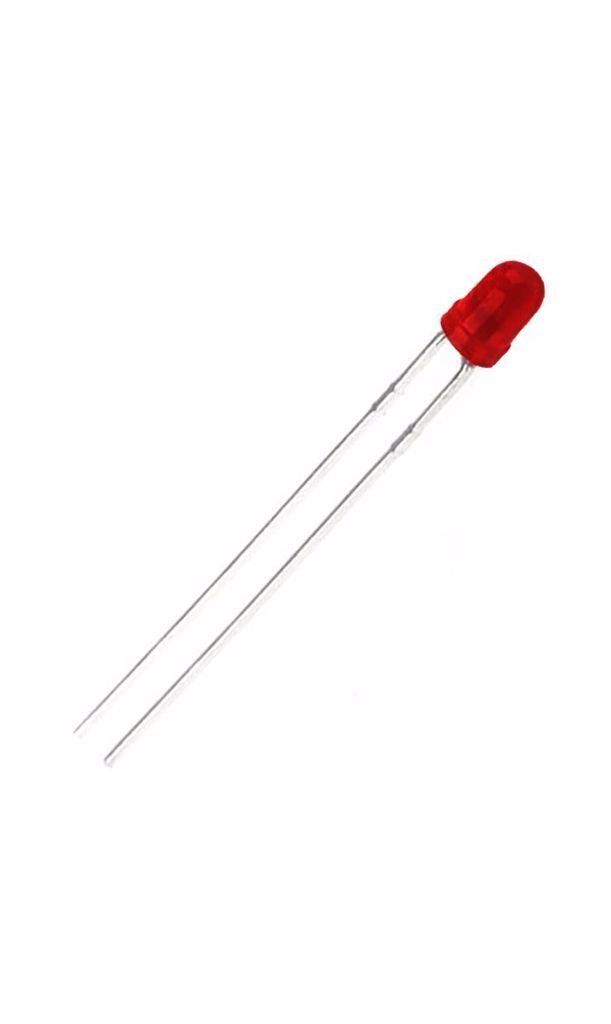 10 ADET - 3MM LED KIRMIZI