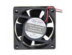 60x60x25 24VDC 0.13A 4700Rpm 2P Fan