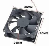 Fan 12V 0.3A 3P DC BRUSHLESS FAN 80X80X25MM