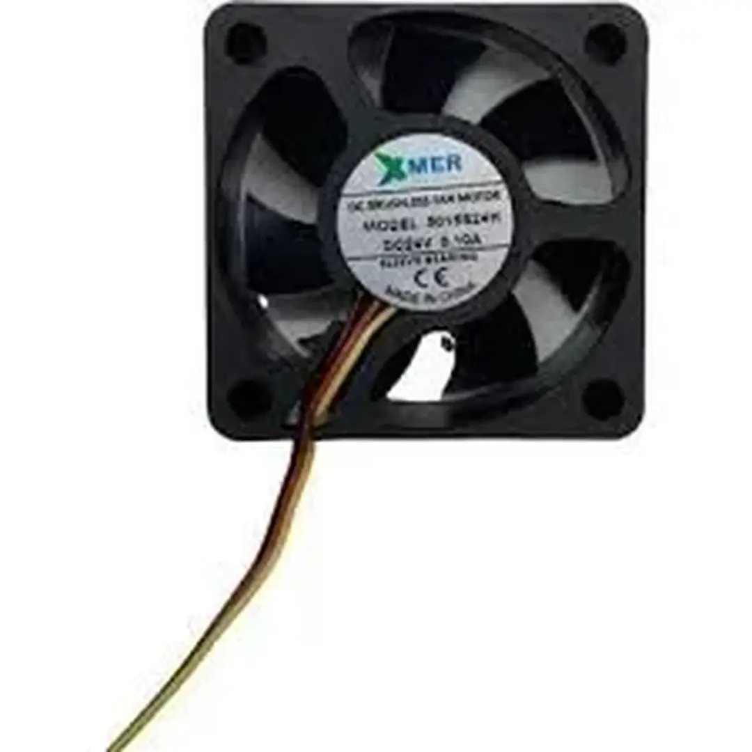 XMER DC BRUSHLESS FAN MOTOR 3PİN MODEL:5015S24H 24V 0.20A SLEEVE BEARING 50X50X15 FAN