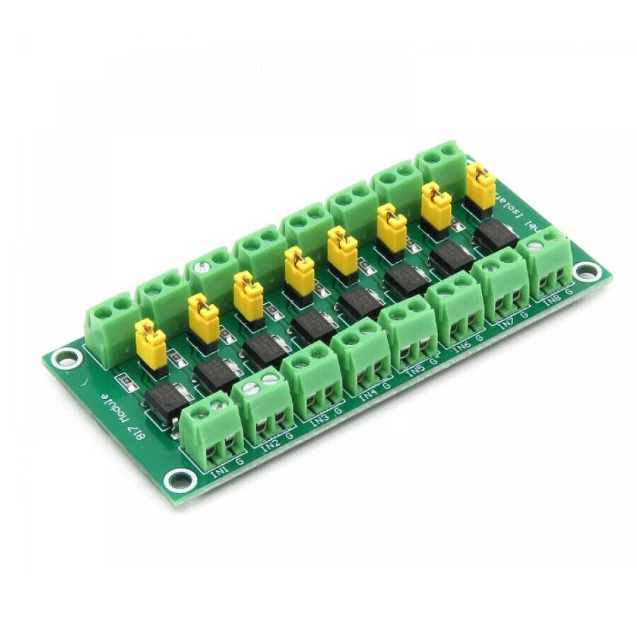 PC817 8 Kanal Optokuplör İzolasyon Modülü