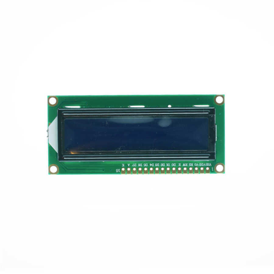 16x2 LCD Ekran - I2C Lehimli Mavi Ekran
