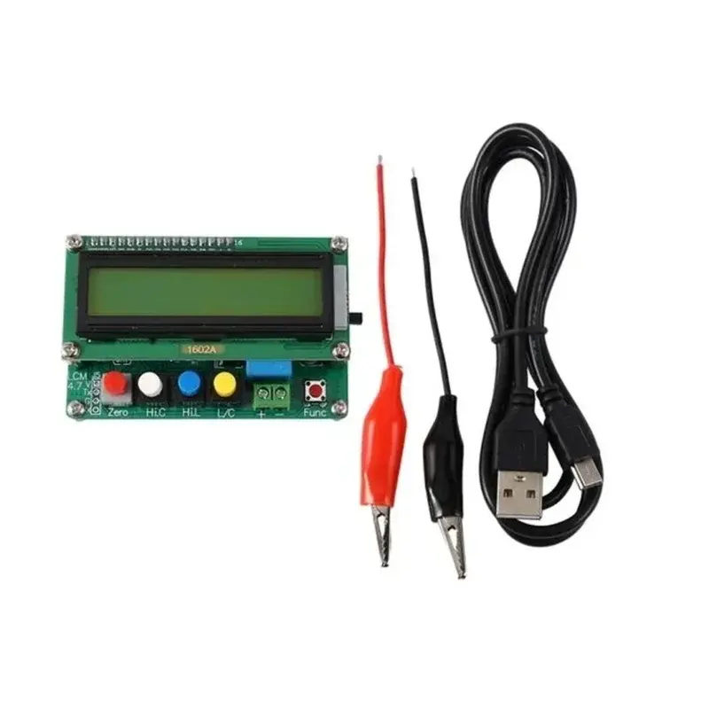 MOD-LC100-A DİJİTAL LCD YÜKSEK HASSASİYETLİ ENDÜKTANS KAPASİTE L/C METRE KAPASİTÖR TEST CİHAZI FREKANSI 1PF-100MF 1UH-100H LC10