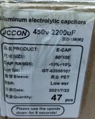 2200UF 450V 50X105 105C VİDALI KONDANSATÖR