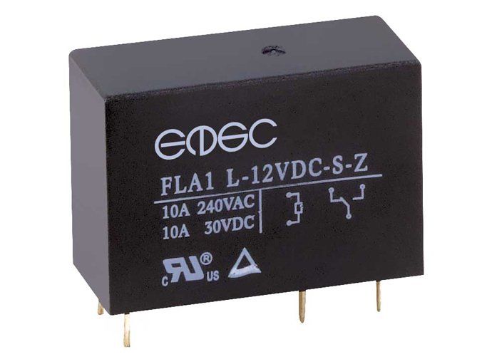 FLA1-L12VDC-S-Z    10A 12V 5 PIN   PCB RÖLE