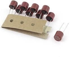 10 ADET - T8A-250V 8A Kondansatör Tipi Sigorta - 8A Sigorta