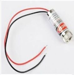 12mm 650nm 5mw Kırmızı Çizgi Kafalı Lazer (DC 3-5V)