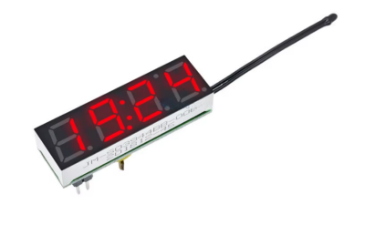 DS3231SN DC 5V 12V 24V Dijital Kırmızı LED Saat Sıcaklık Termometre Gerilim Göstergesi