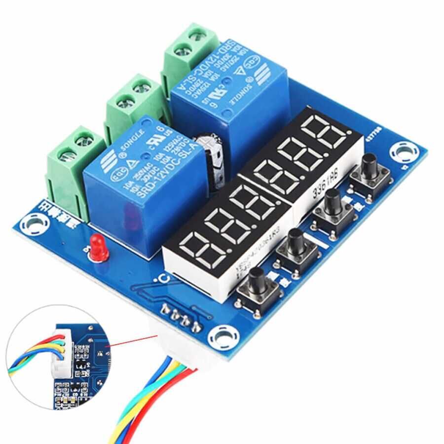 XH-M452 Termostat Sıcaklık Nem Denetleyici Modülü (Çift DC12V LED Dijital Ekran ile)