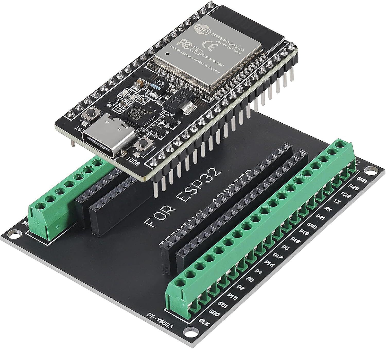 ESP32S 38 Pin Klemens Shield